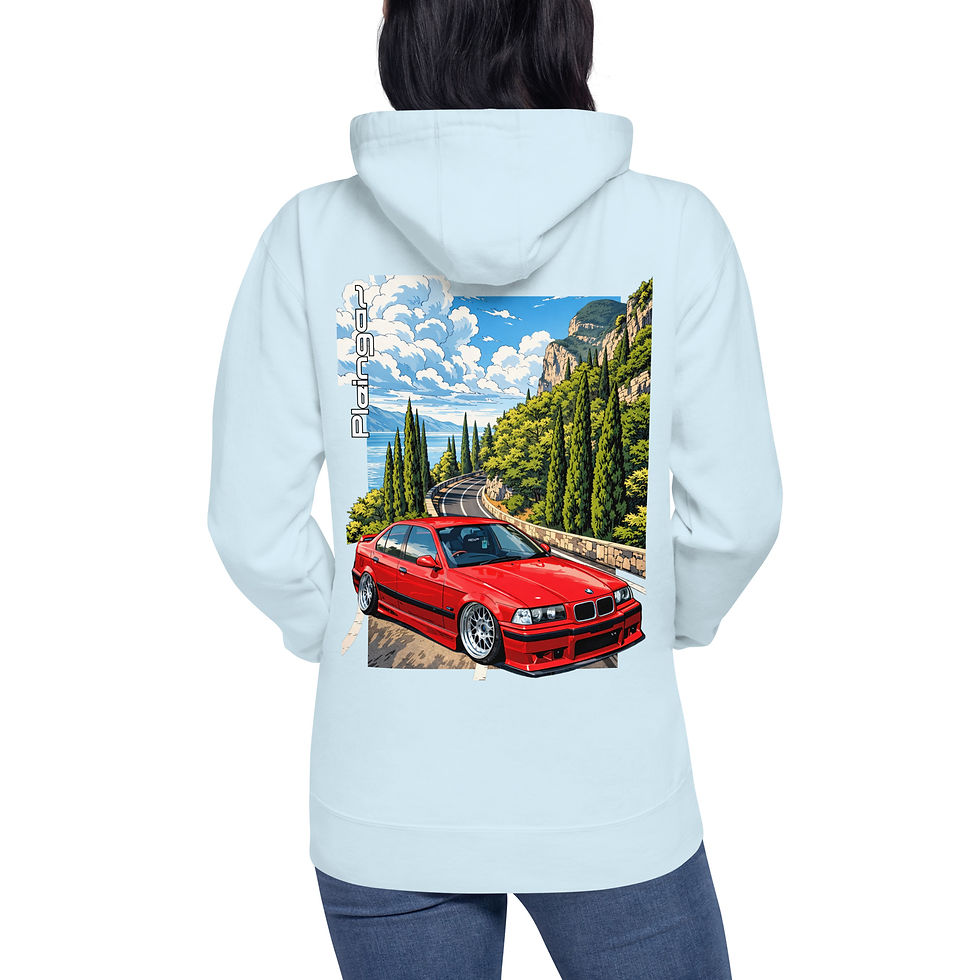 Thumbnail: Hoodie Pleingaz E36 LIMO - du S au 3XL - unisex coton/polyester