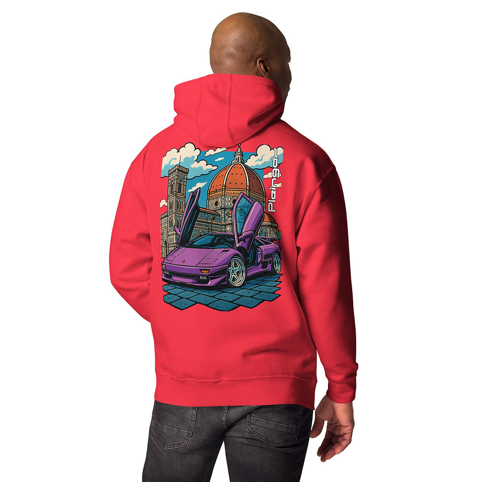 Miniaturbild: Hoodie Pleingaz DIABLO - du S au 3XL  - unisex coton/polyester