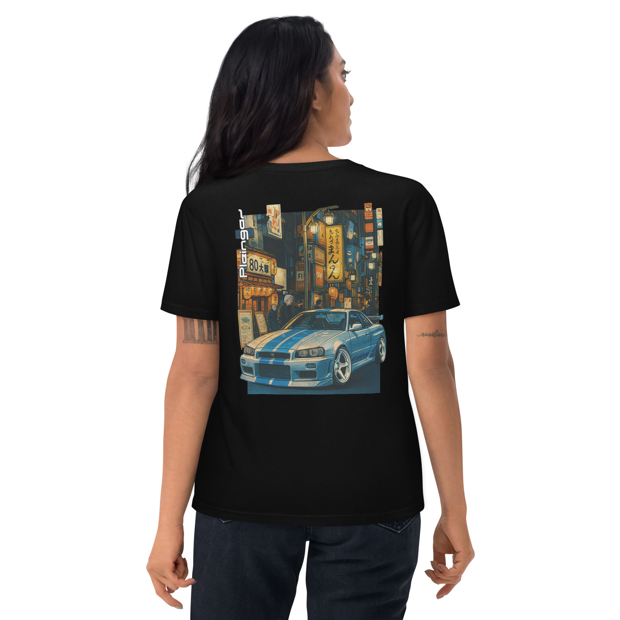 T-shirt Pleingaz SKYLINE R34 TOKYO FAST du S au 5XL Unisex coton bio oeko tex