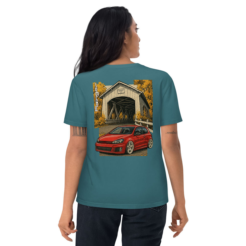 Miniature : T-shirt Pleingaz MK6 GTI Red - du S au 5XL - Unisex Coton Bio Oeko-tex