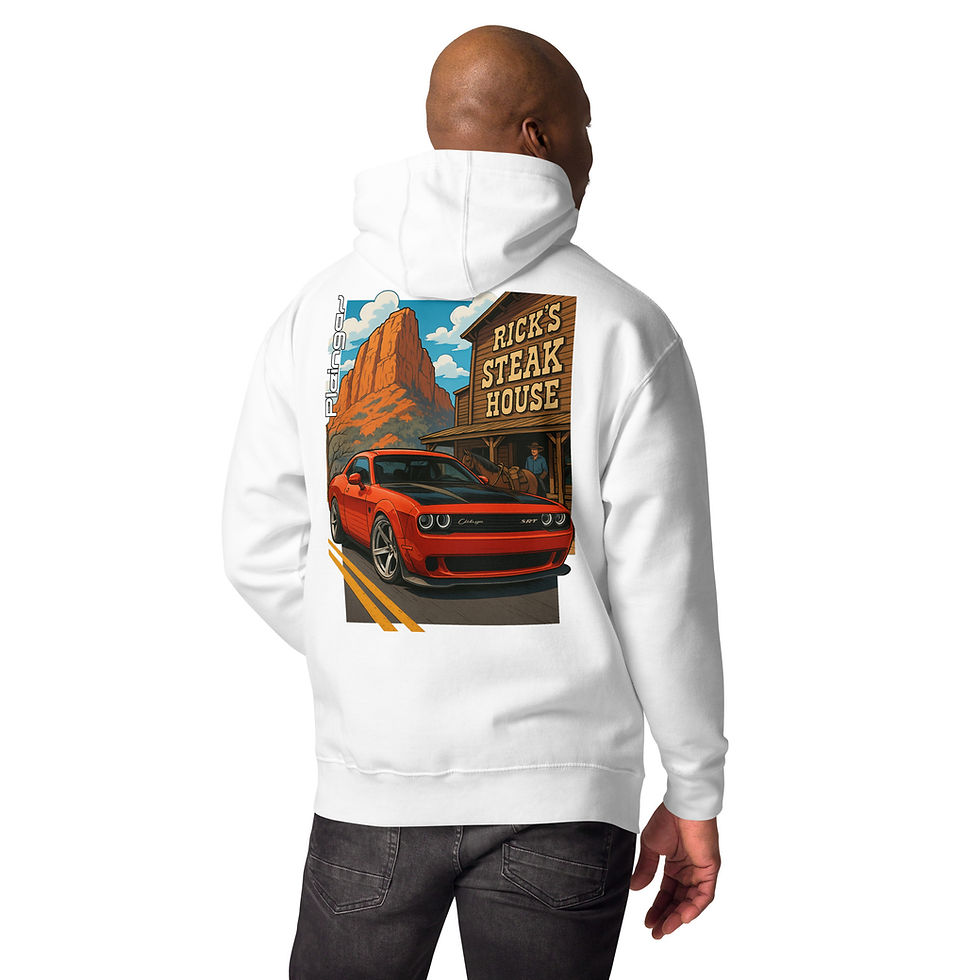 Miniature : Hoodie Pleingaz CHALLENGER STEAKHOUSE - du S au 3XL - unisex coton/polyester