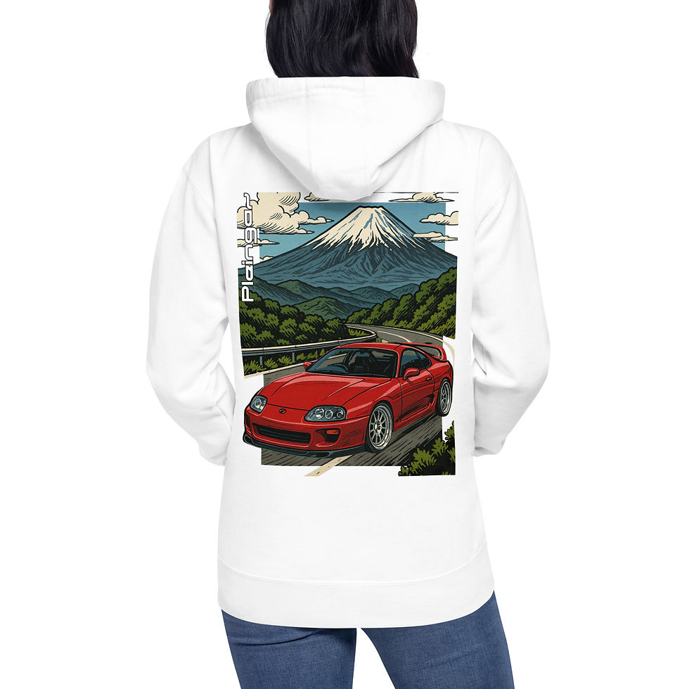 Thumbnail: Hoodie Pleingaz SUPRA MK4 FUJI - du S au 3XL - unisex coton/polyester