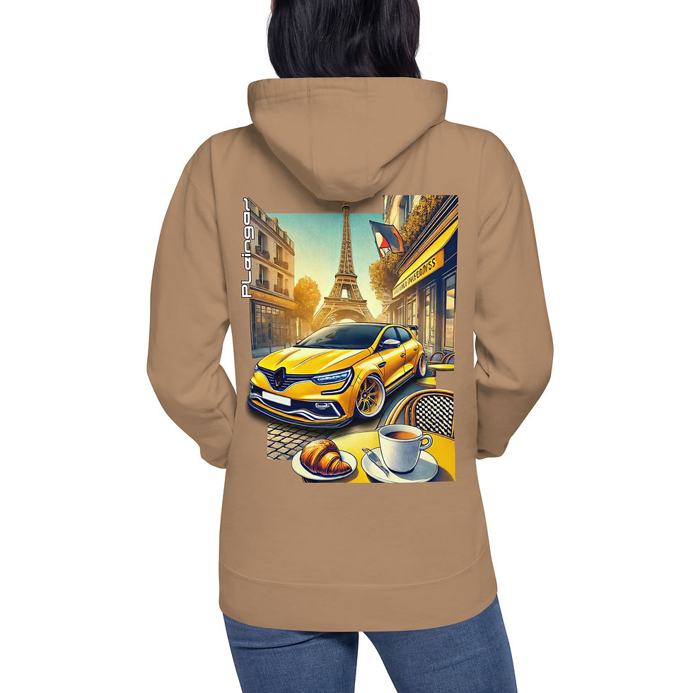 Miniature : Hoodie Pleingaz MEGANE RS - du S au 3XL  - unisex coton/polyester