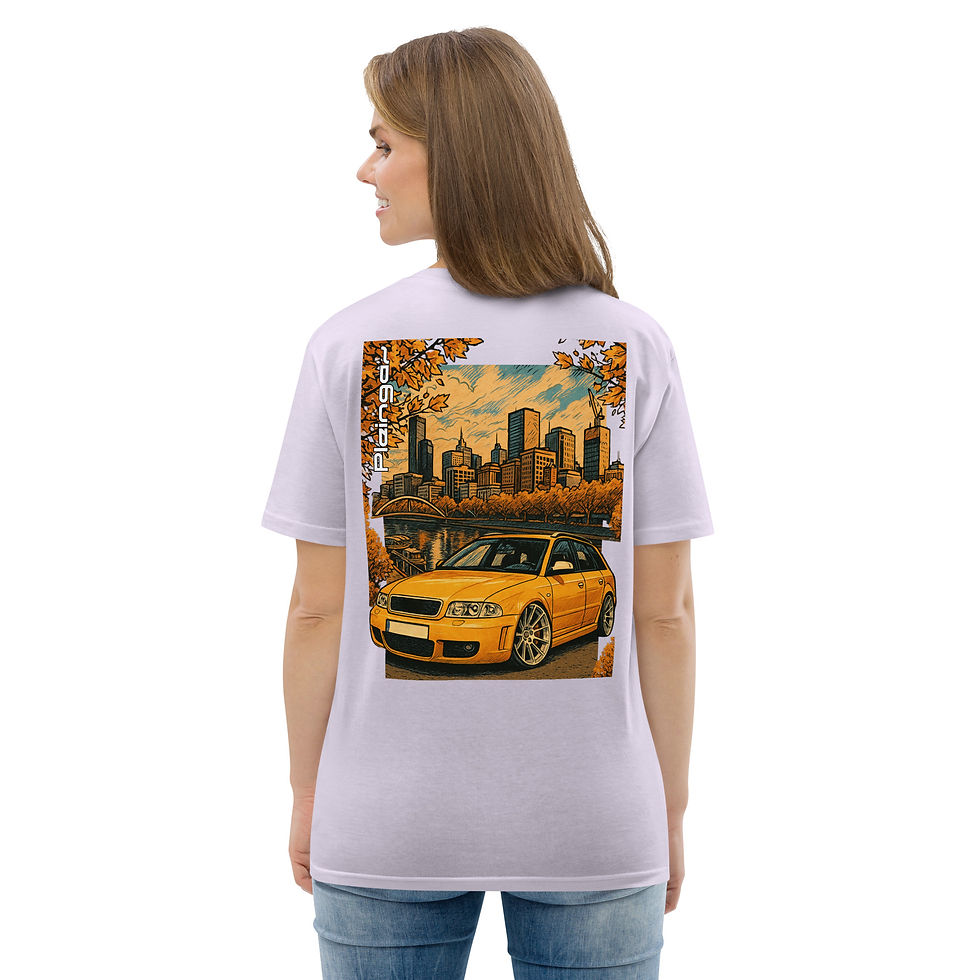 Thumbnail: T-shirt Pleingaz RS4 B5 Unisex Coton Bio Oeko-tex