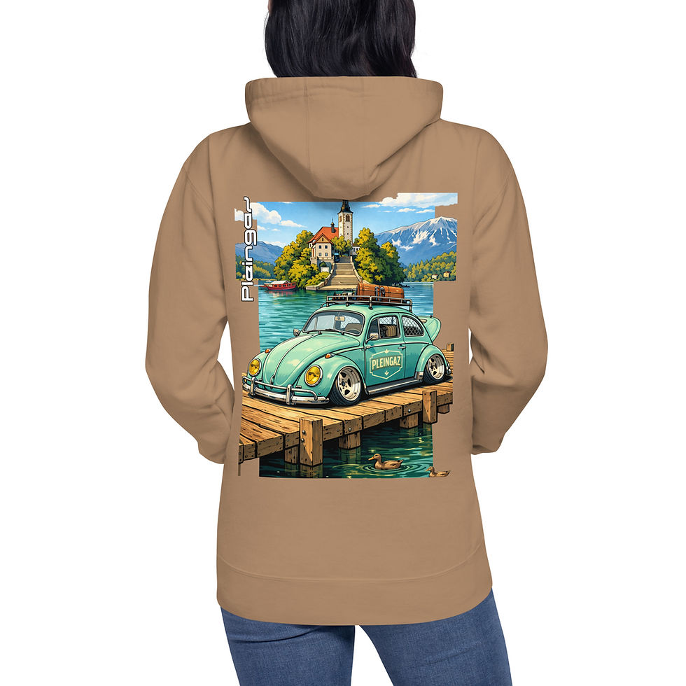 Miniaturbild: Hoodie Pleingaz  COX BLED - du S au 3XL  - unisex coton/polyester