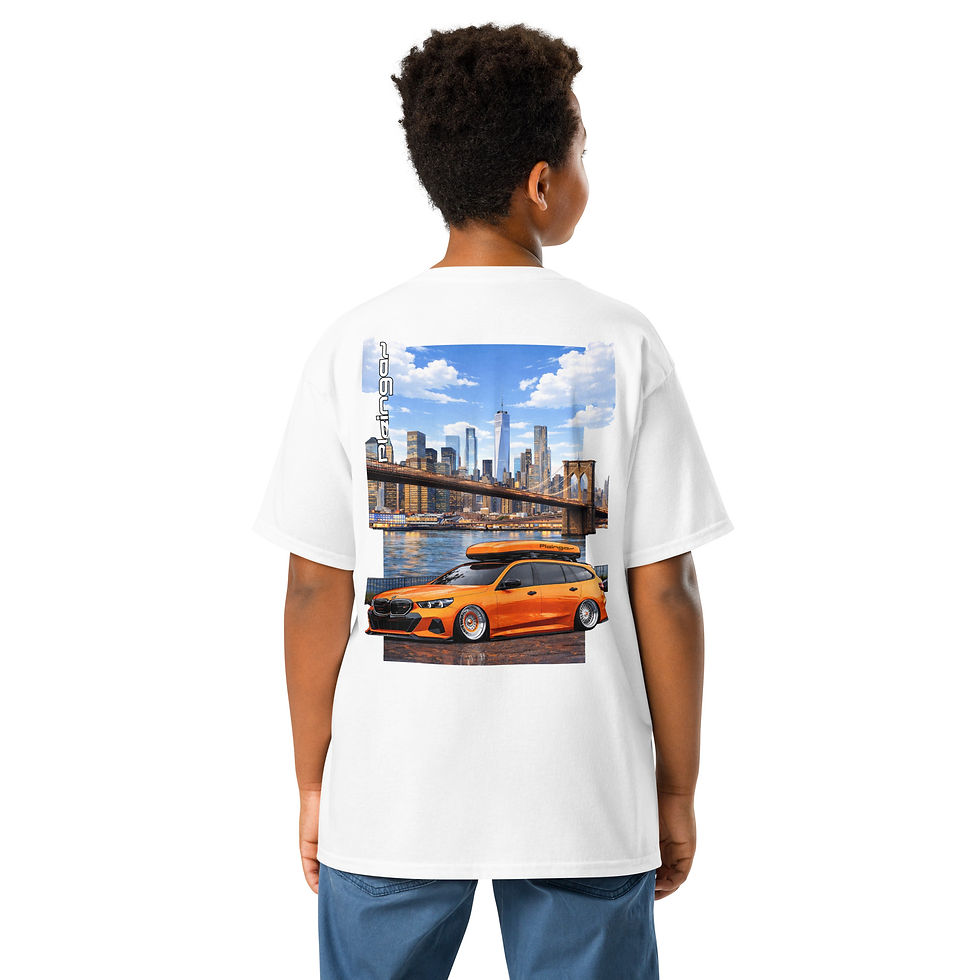 Thumbnail: Kid t-shirt Pleingaz M5 G99 TOURING unisex coton oeko-tex
