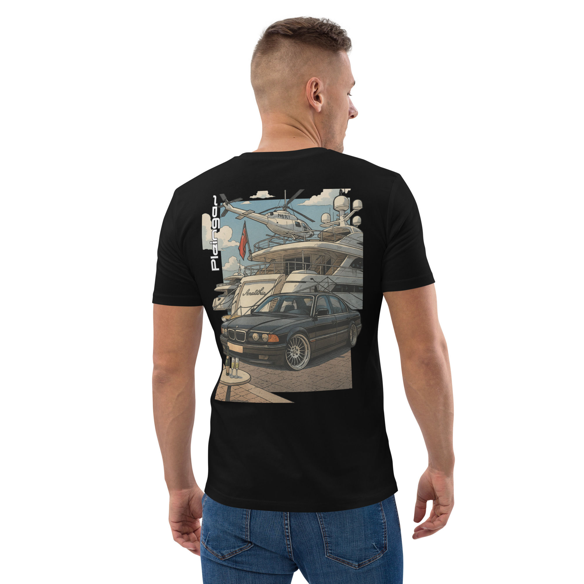 T-shirt Pleingaz E38 750i - du S au 5XL - unisex 100% coton bio Oeko-Tex