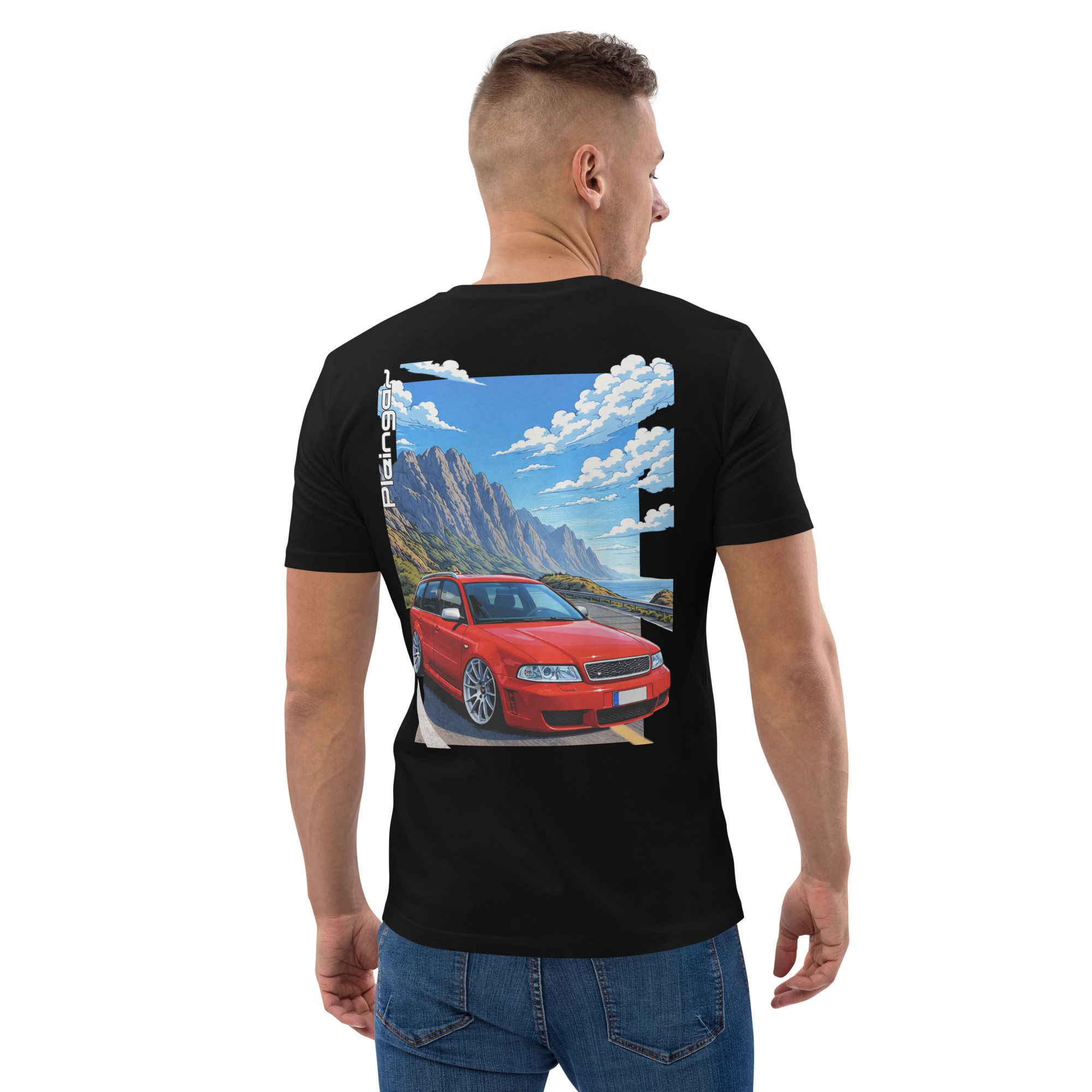 T-shirt Pleingaz RS4 B5 RED - du s au 5XL - Unisex coton bio oeko tex