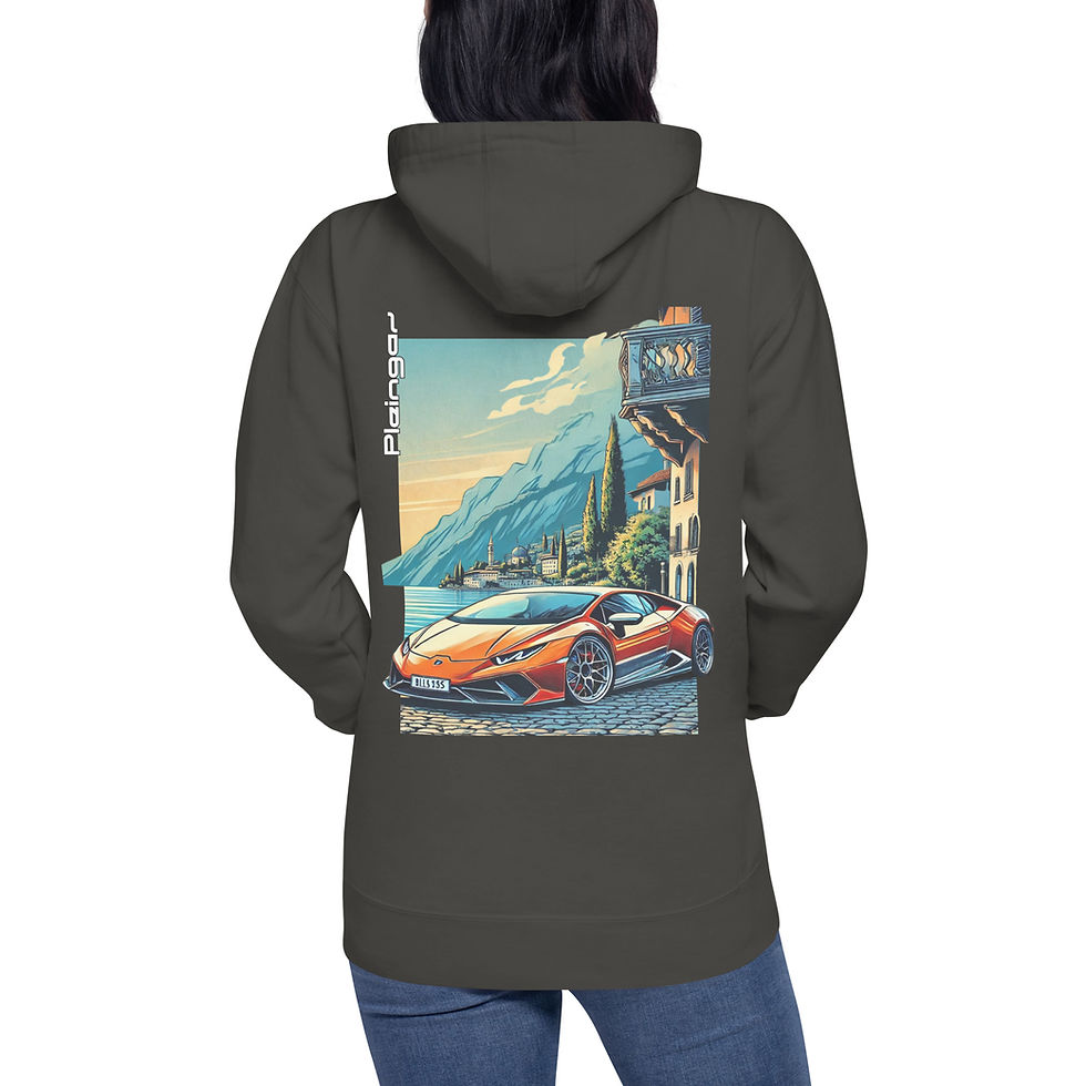 Miniaturbild: Hoodie Pleingaz HURACAN - du S au 3XL  - unisex coton/polyester
