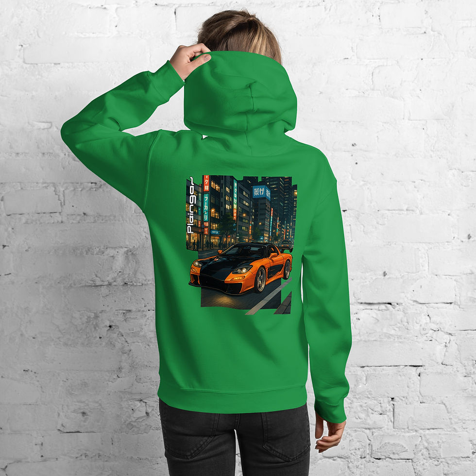 Thumbnail: Hoodie Pleingaz RX7 Widebody unisex coton/polyester