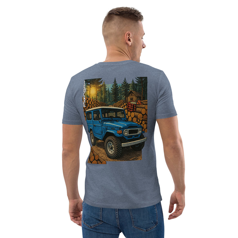 Thumbnail: T-shirt Pleingaz BJ42 - du S au 5XL - unisex 100% coton bio Oeko-Tex