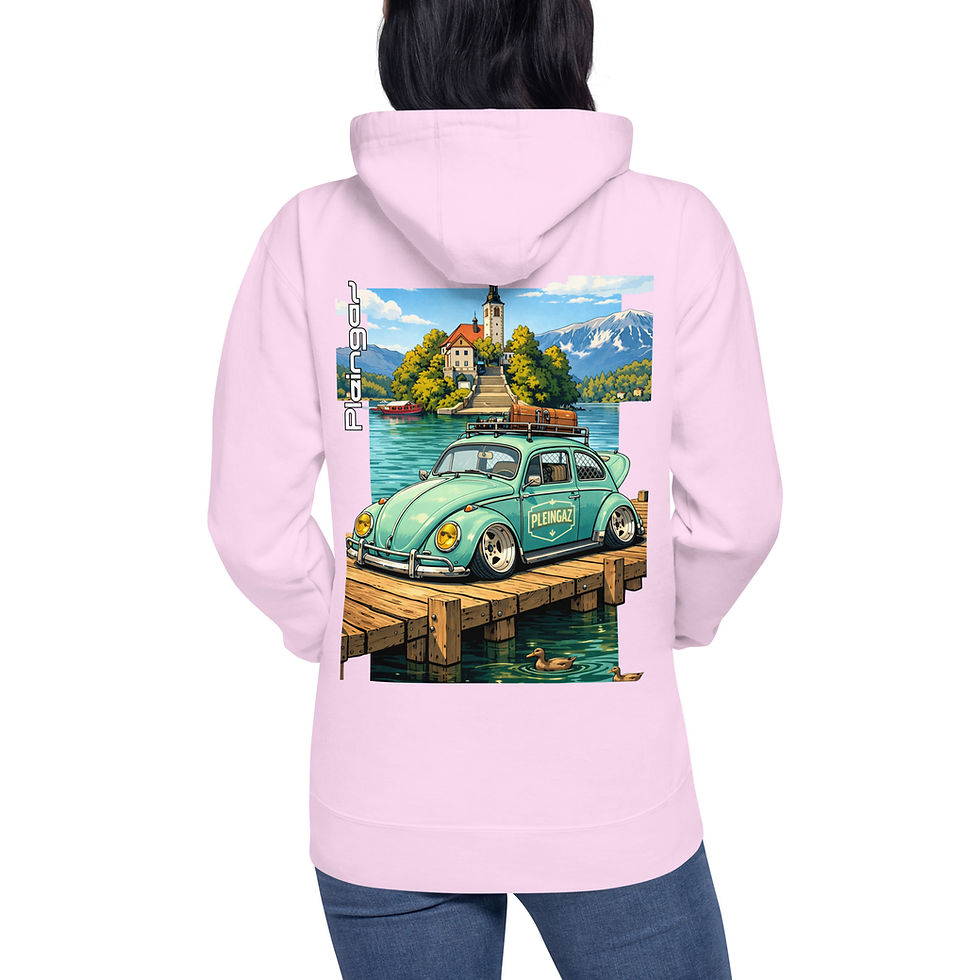Miniaturbild: Hoodie Pleingaz  COX BLED - du S au 3XL  - unisex coton/polyester