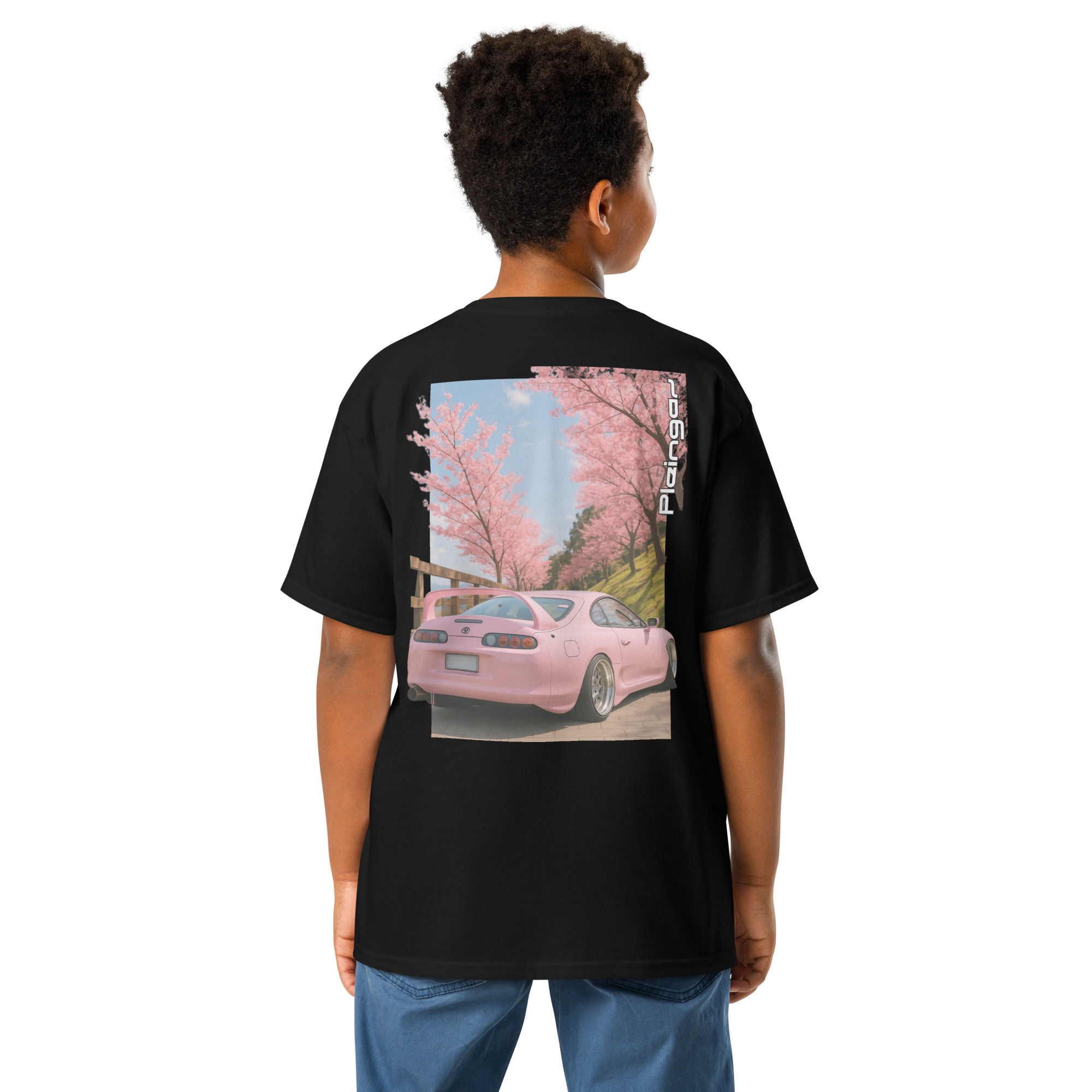 T-shirt enfant Pleingaz SUPRA Pink unisex coton Oeko-Tex