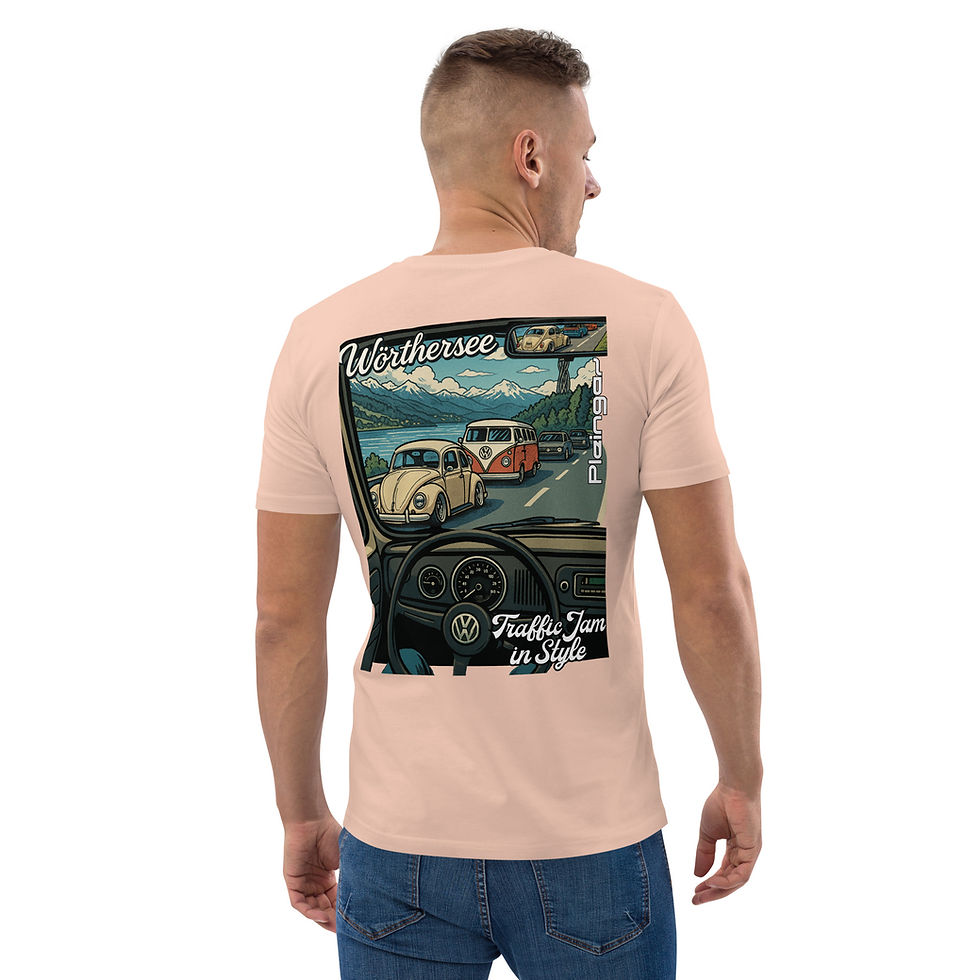 Miniaturbild: T-shirt Pleingaz Wörthersee Traffic Jam unisex 100% coton bio Oeko-Tex