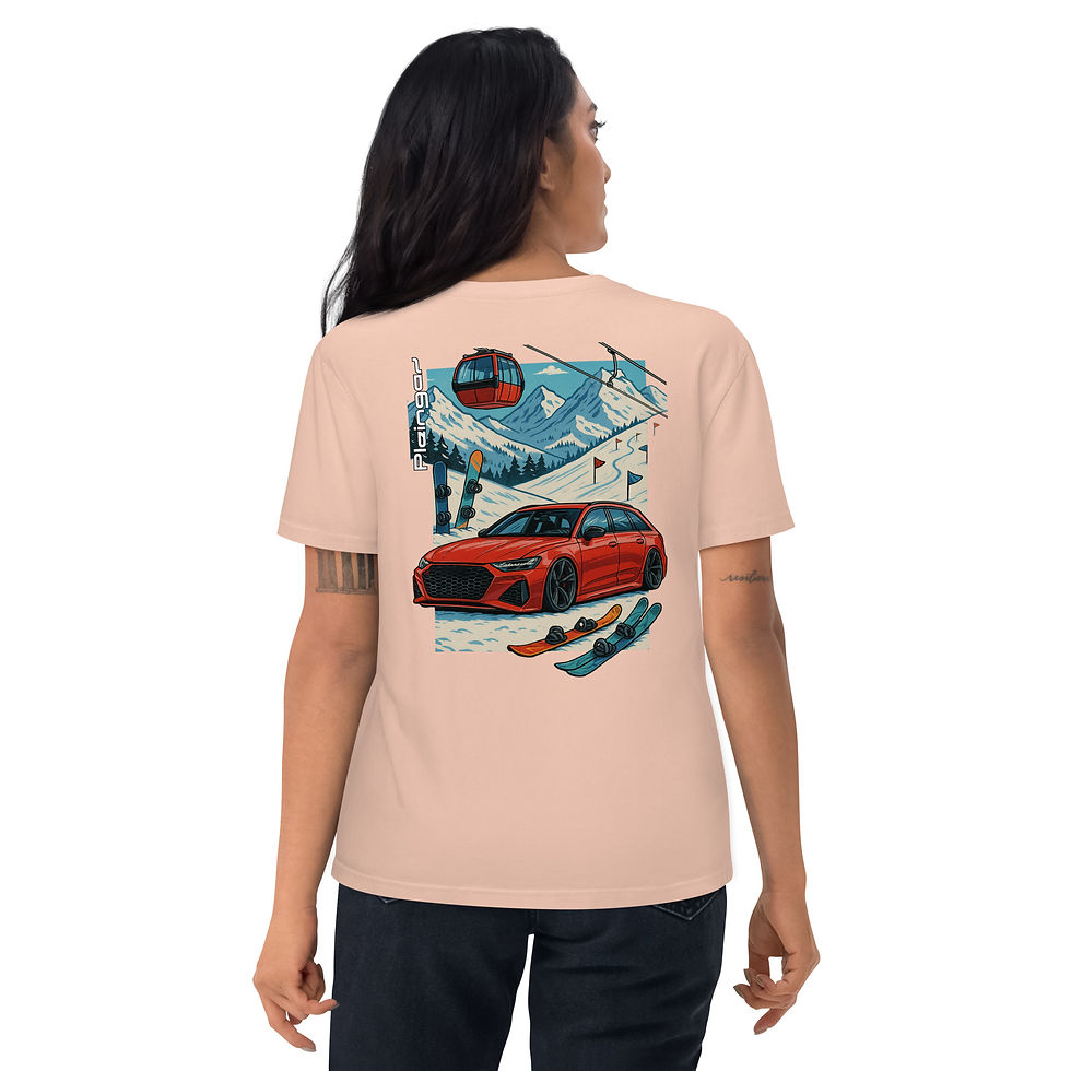 Miniature : T-shirt Pleingaz RS6 C8 - du S au 5XL - unisex 100% coton bio Oeko-Tex