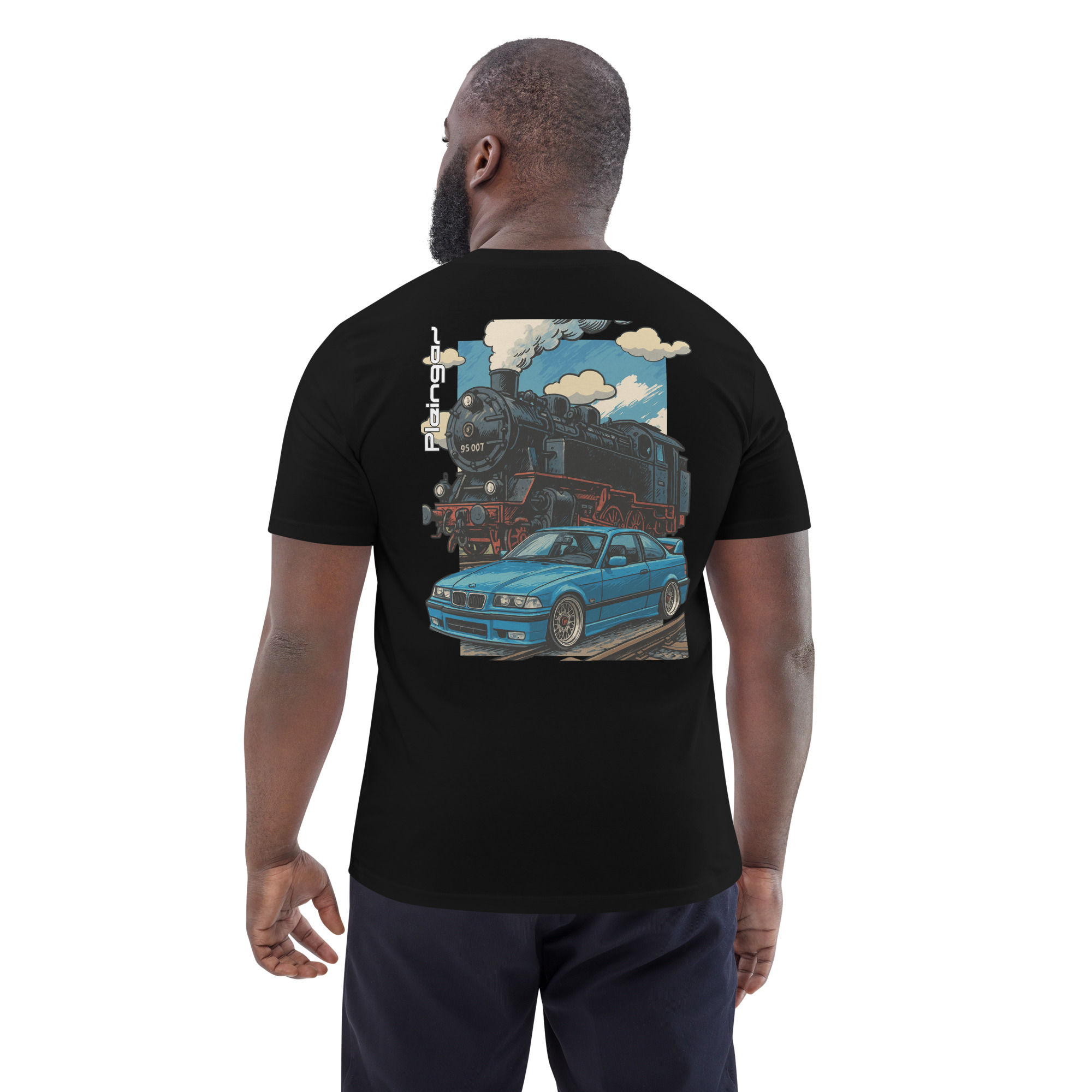 T-shirt Pleingaz E36 Locomotive - du S au 5XL - unisex 100% coton bio Oeko-Tex