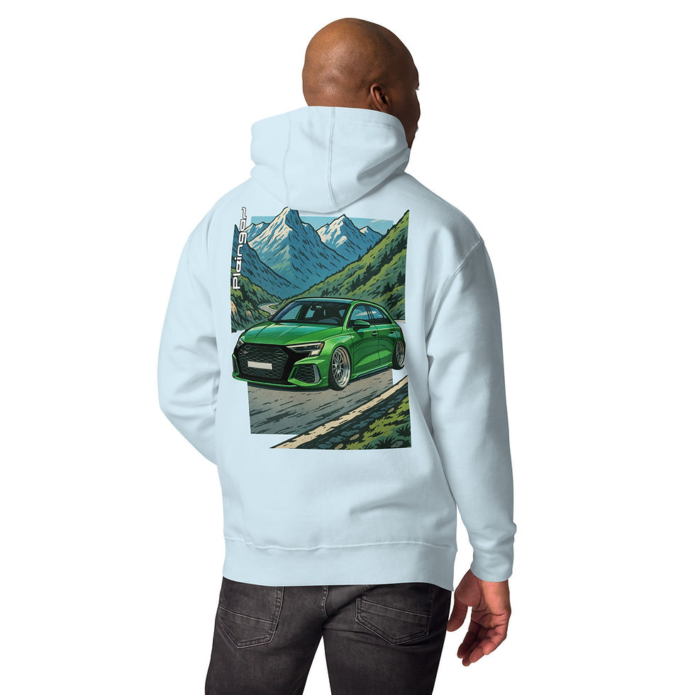 Thumbnail: Hoodie Pleingaz RS3 8Y HATCH - du S au 3XL - unisex coton/polyester