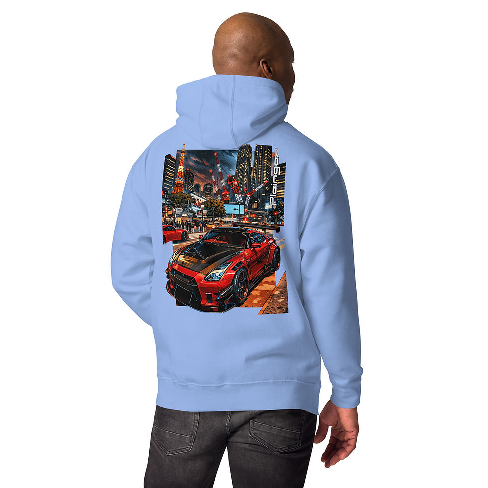 Miniature : Hoodie Pleingaz R35 WIDEBODY TOKYO - du S au 3XL - unisex coton/polyester