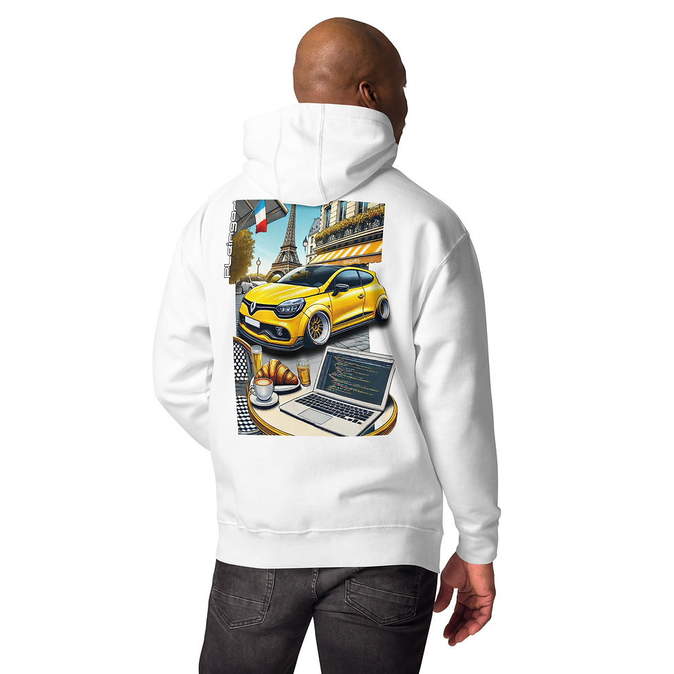 Miniaturbild: Hoodie Pleingaz CLIO RS - du S au 3XL  - unisex coton/polyester