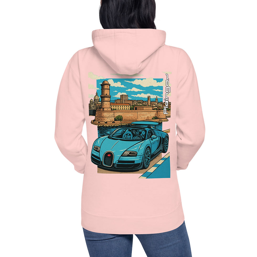 Miniaturbild: Hoodie Pleingaz VEYRON - du S au 3XL  - unisex coton/polyester