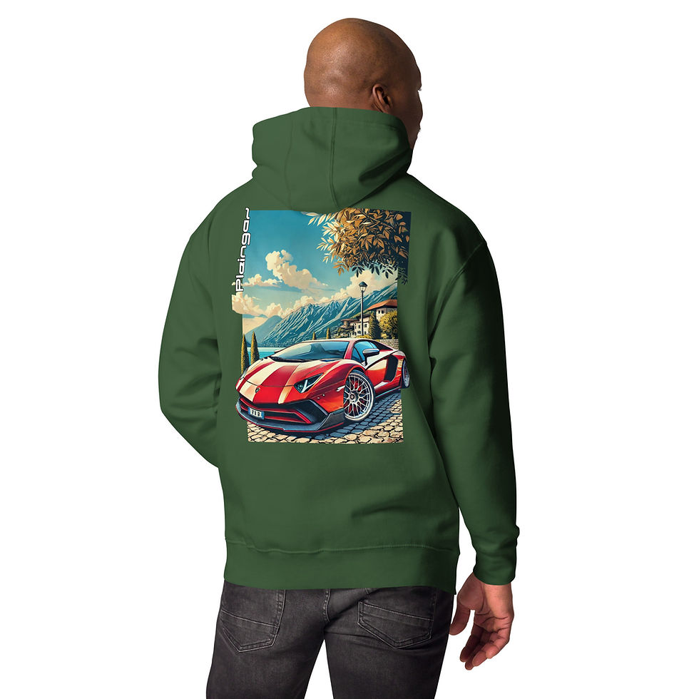 Miniaturbild: Hoodie Pleingaz AVENTADOR - du S au 3XL  - unisex coton/polyester