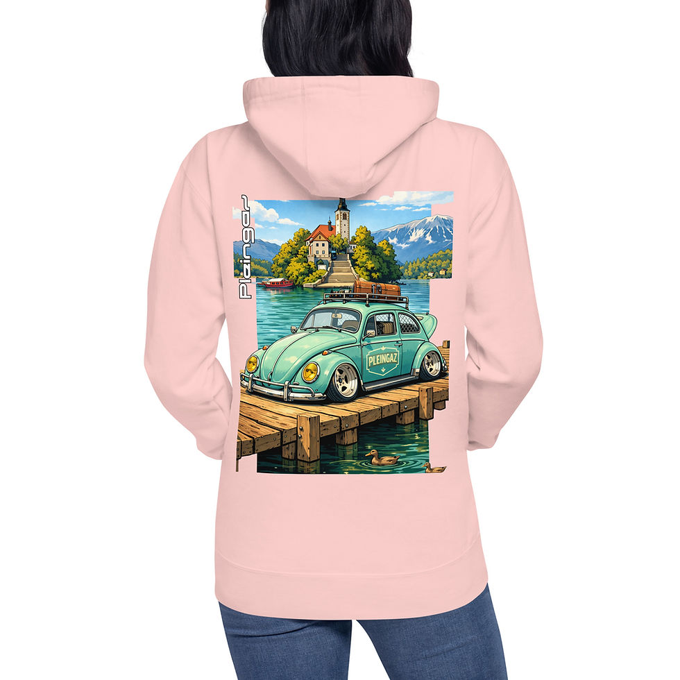 Miniaturbild: Hoodie Pleingaz  COX BLED - du S au 3XL  - unisex coton/polyester