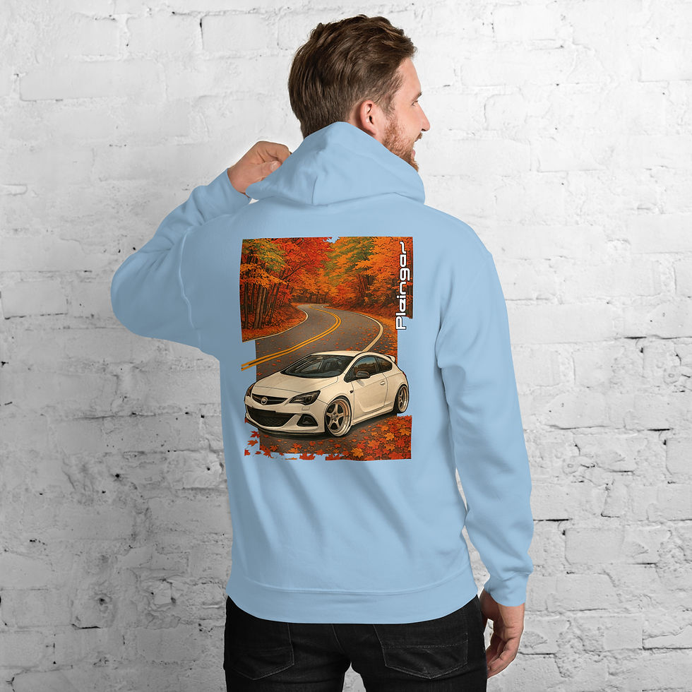 Thumbnail: Hoodie Pleingaz ASTRA OPC White unisex coton/polyester
