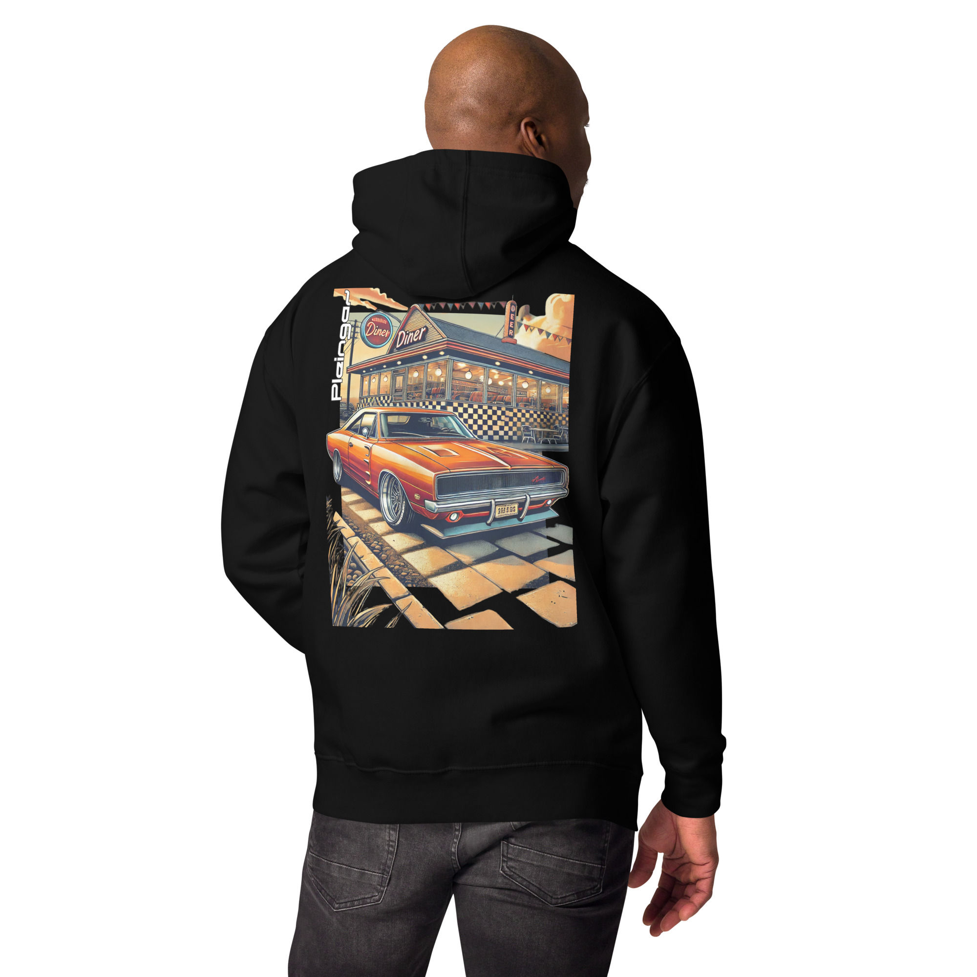 Hoodie Pleingaz CHARGER - du S au 3XL - unisex coton/polyester