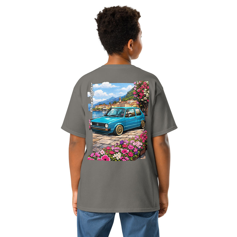 Miniaturbild: Kinder T-shirt Pleingaz MK1 GTI LAKE unisex coton oeko-tex