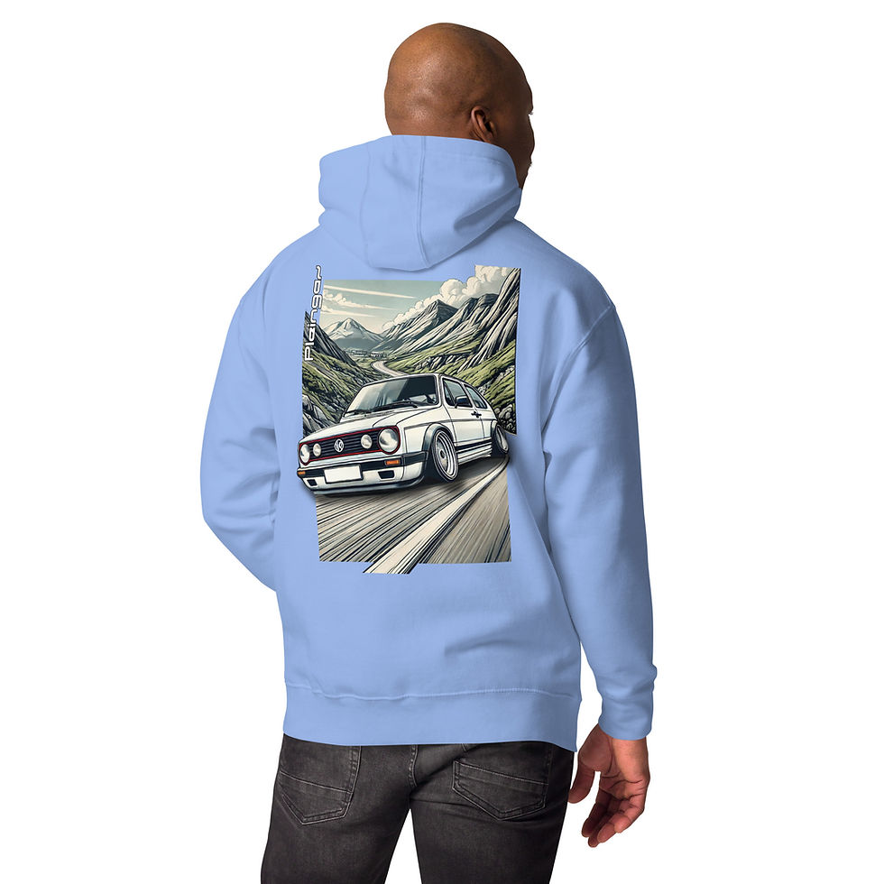 Miniature : Hoodie Pleingaz MK2 GTI - du S au 3XL - unisex coton/polyester
