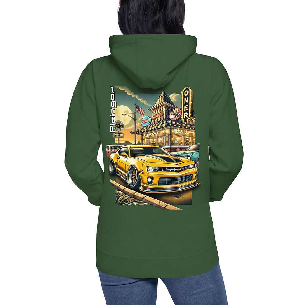 Miniature : Hoodie Pleingaz CAMARO - du S au 3XL - unisex coton/polyester