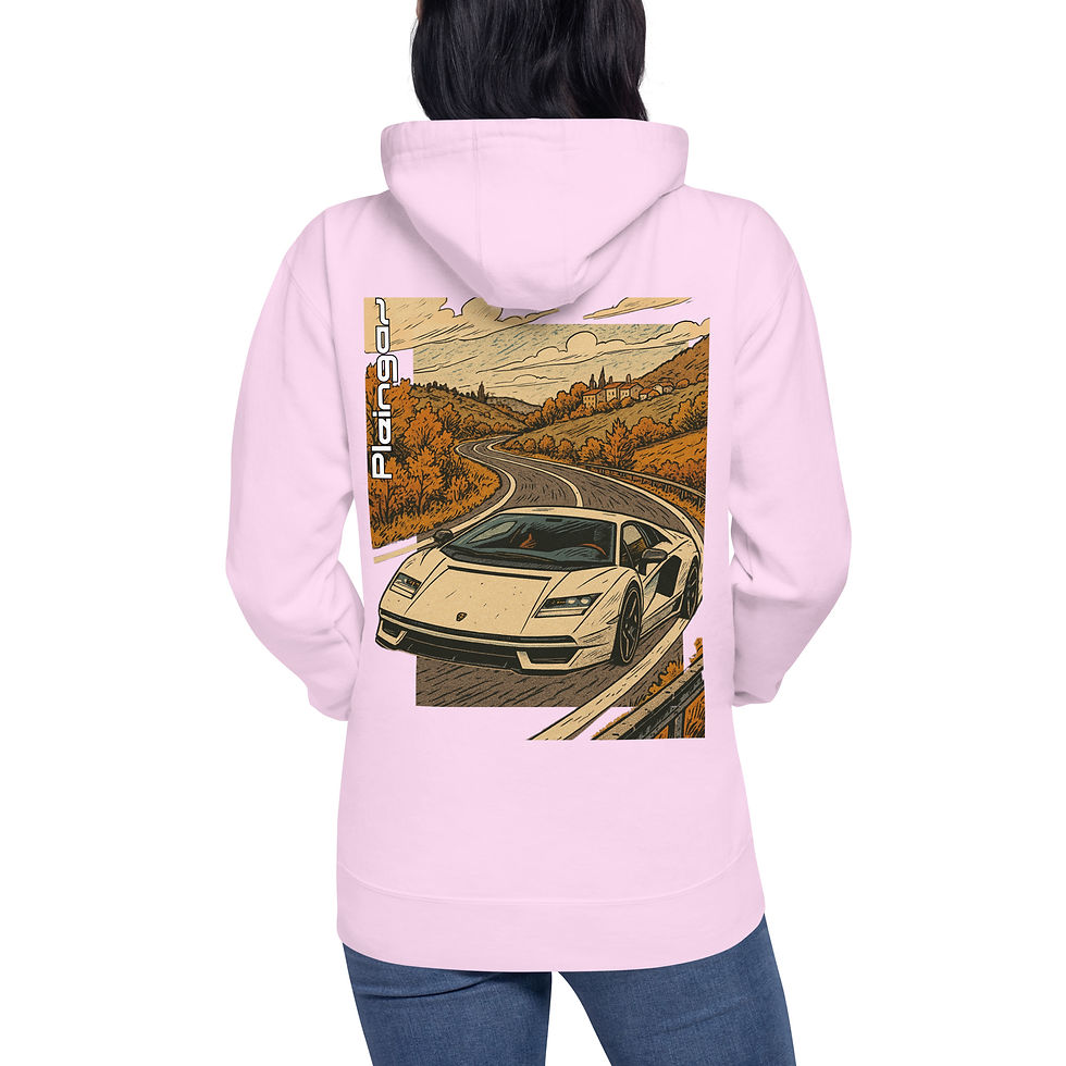 Thumbnail: Hoodie Pleingaz COUNTACH LP800-4 - du S au 3XL  - unisex coton/polyester