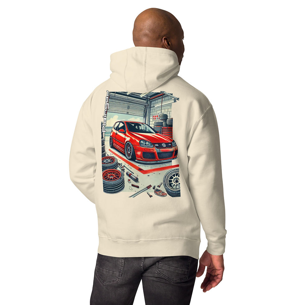 Miniaturbild: Hoodie Pleingaz MK5 GTI - du S au 3XL  - unisex coton/polyester