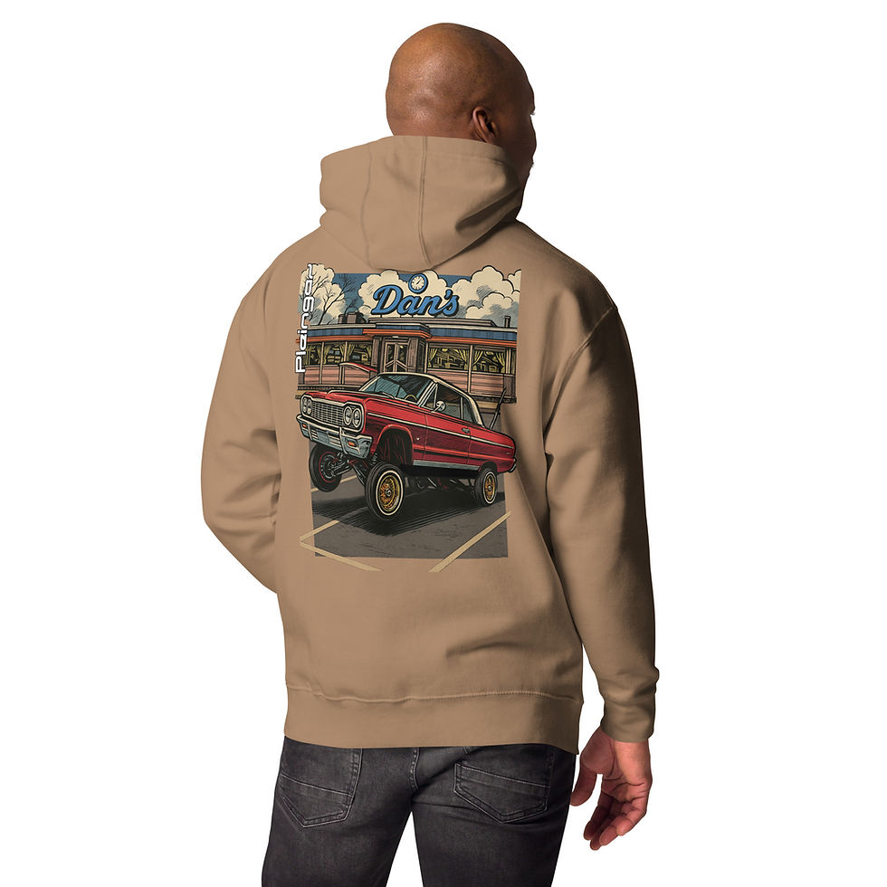 Miniaturbild: Hoodie Pleingaz IMPALA LOWRIDER - du S au 3XL - unisex coton/polyester