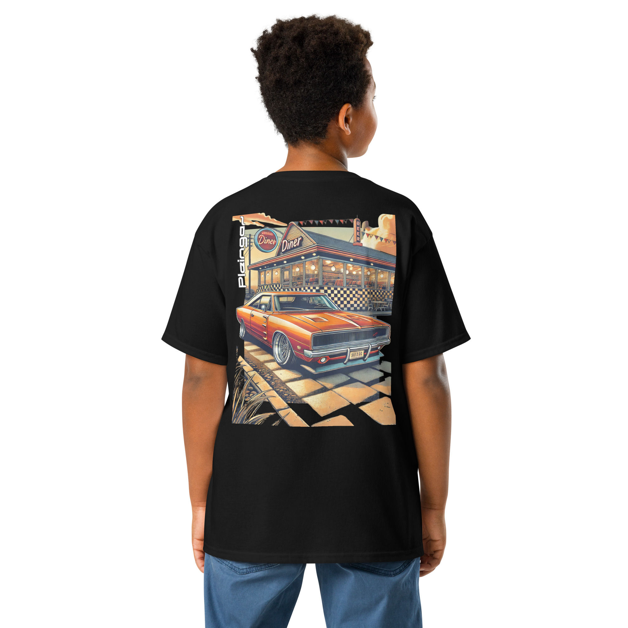 T-shirt enfant Pleingaz CHARGER unisex coton Oeko-Tex