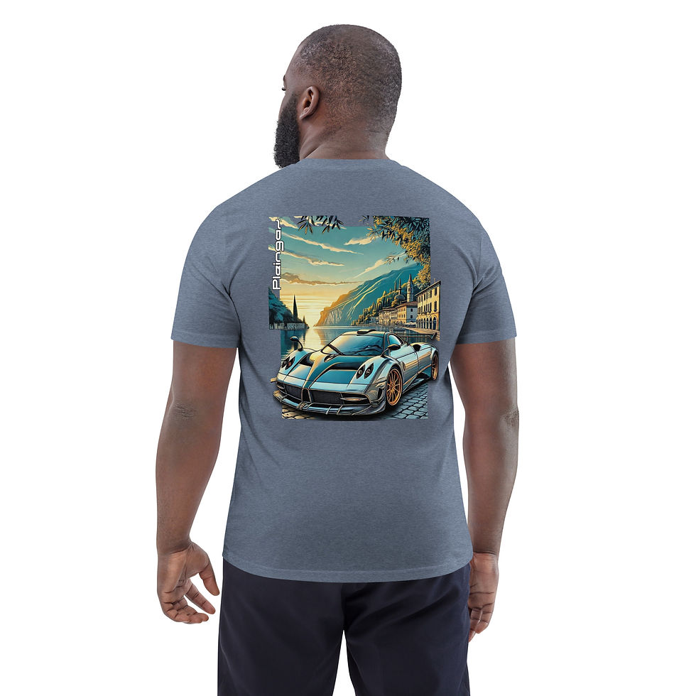 Miniature : T-shirt Pleingaz HUAYRA - du S au 5XL - unisex 100% coton bio Oeko-Tex