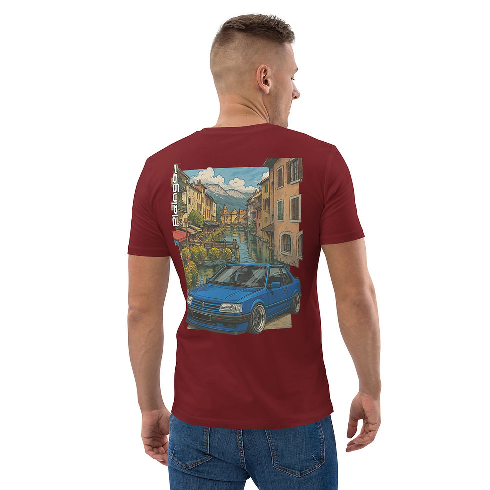 Thumbnail: T-shirt Pleingaz 309 GTI MIAMI - du S au 5XL - Unisex Coton Bio Oeko-tex