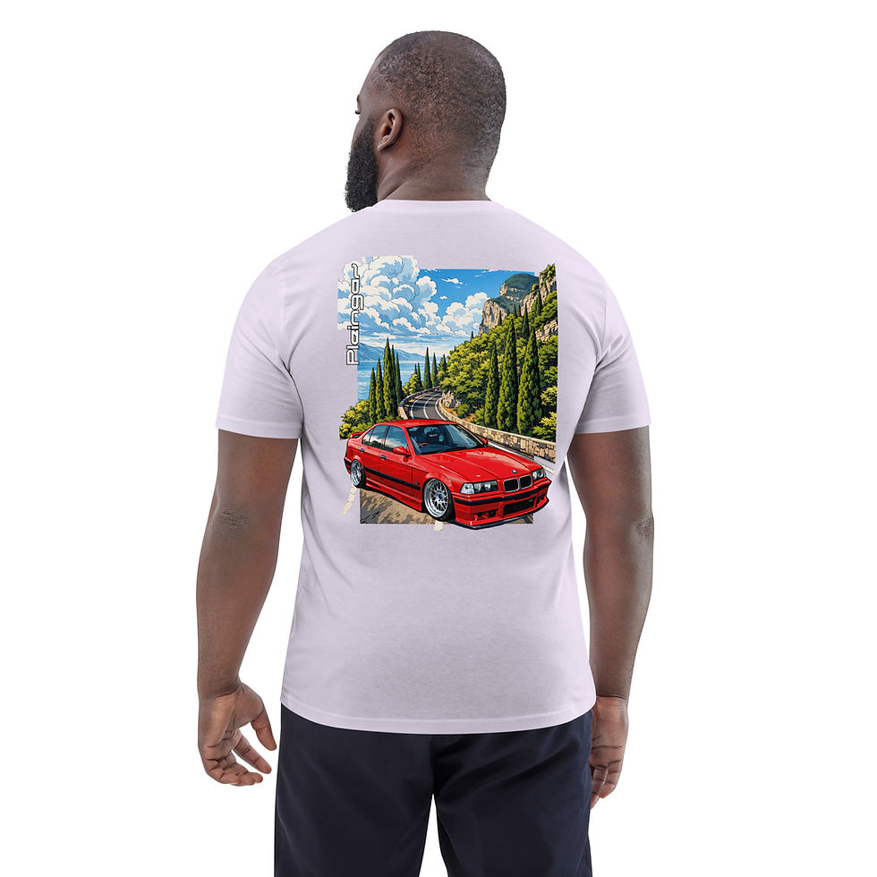 Thumbnail: T-shirt Pleingaz E36 LIMO Unisex coton bio oeko tex