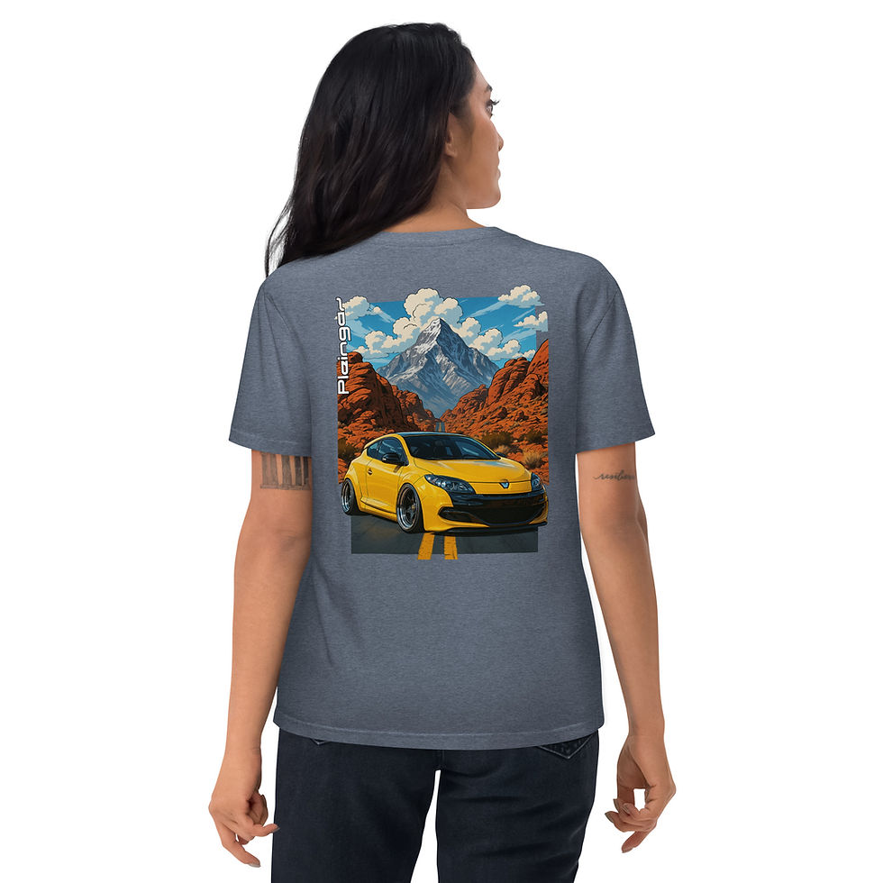 Thumbnail: T-shirt Pleingaz MEGANE RS MK3 - du S au 5XL - unisex en coton bio Oeko tex