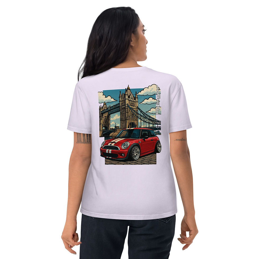 Thumbnail: T-shirt Pleingaz COOPER Unisex Coton Bio Oeko-tex