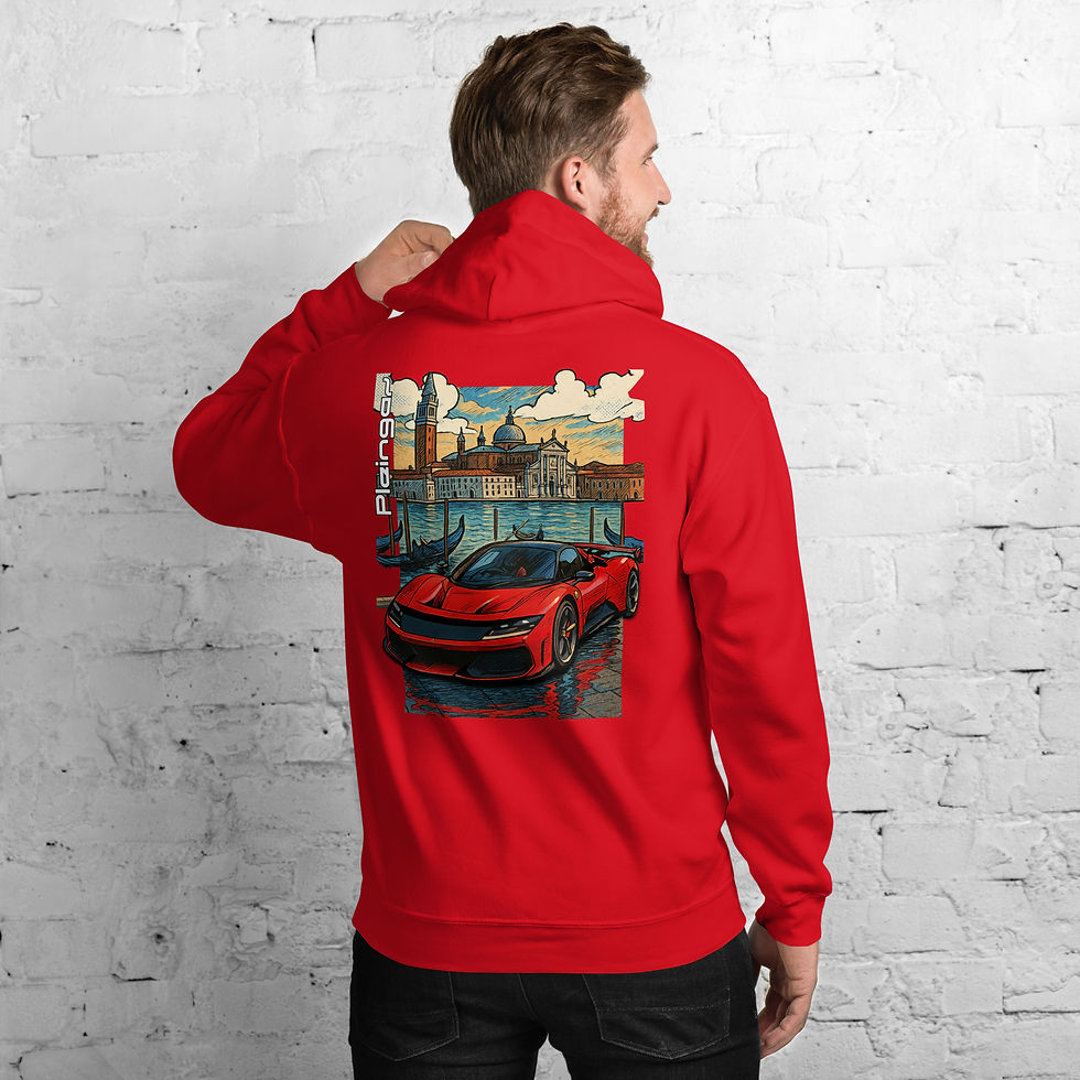 Thumbnail: Hoodie Pleingaz F80 unisex coton/polyester