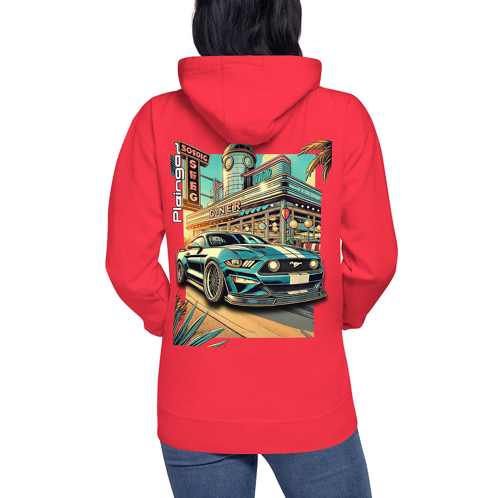 Thumbnail: Hoodie Pleingaz MUSTANG - du S au 3XL - unisex coton/polyester