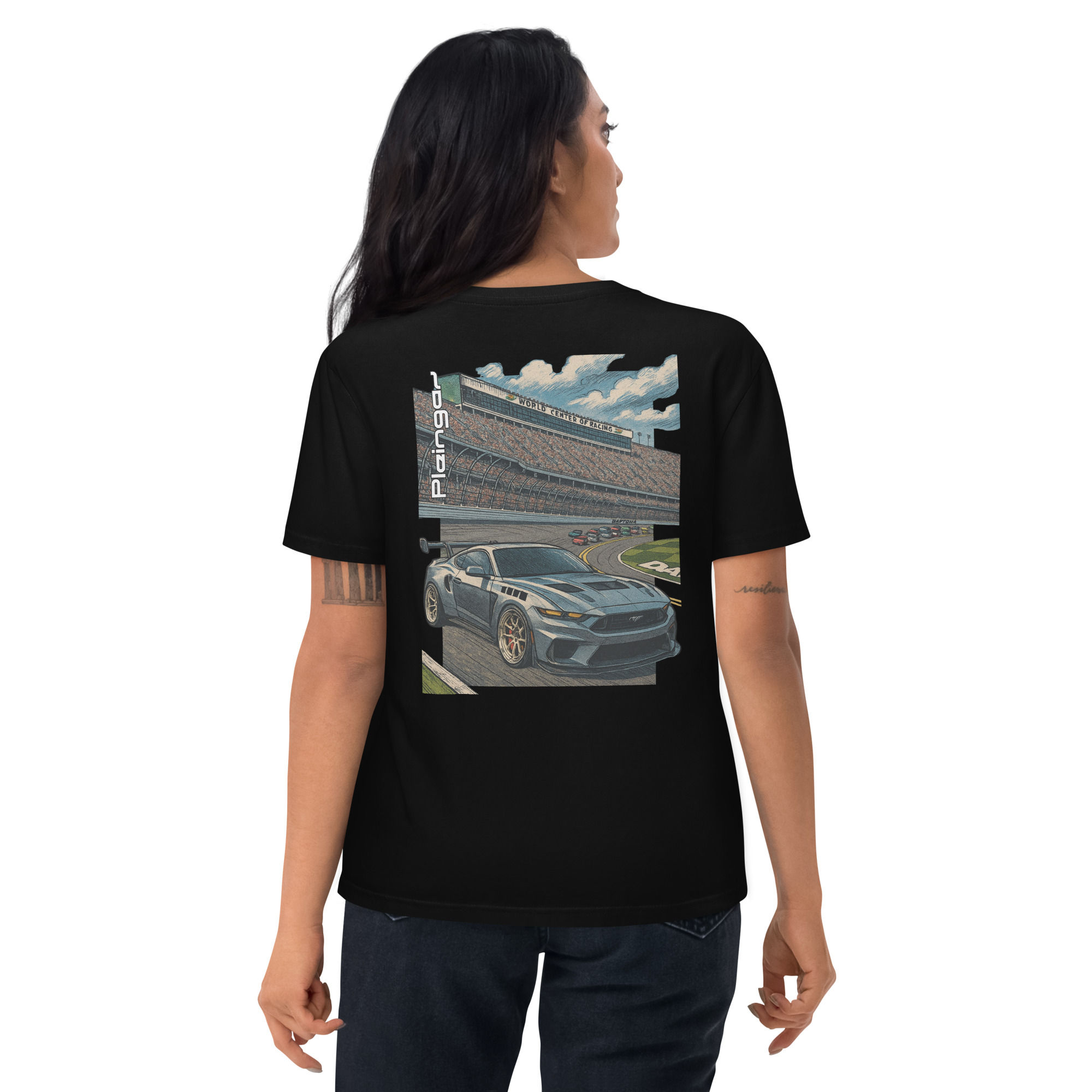 T-shirt Pleingaz MUSTANG 25' - du S au 5XL - Unisex Coton Bio Oeko-tex
