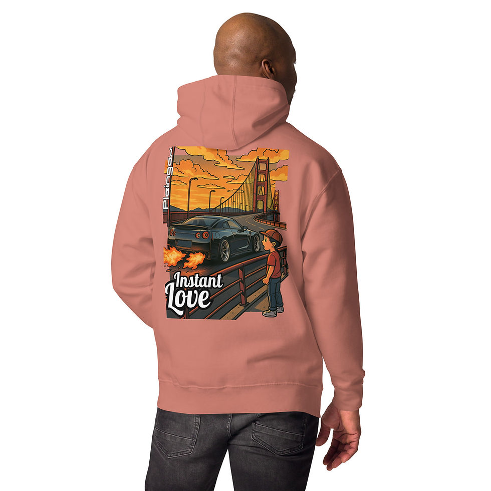 Miniature : Hoodie Pleingaz INSTANT LOVE - du S au 3XL  - unisex coton/polyester