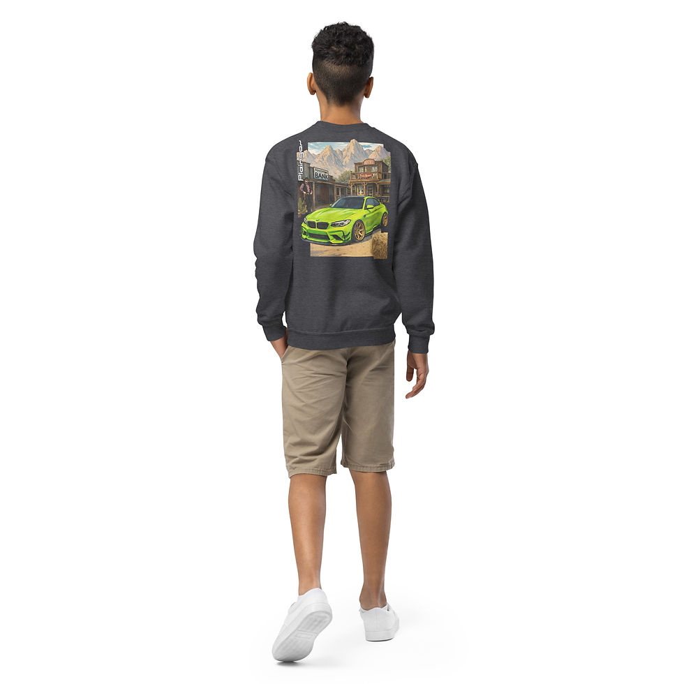 Miniaturbild: Kinderpullover Pleingaz M2 F87 WESTERN unisex coton/polyester