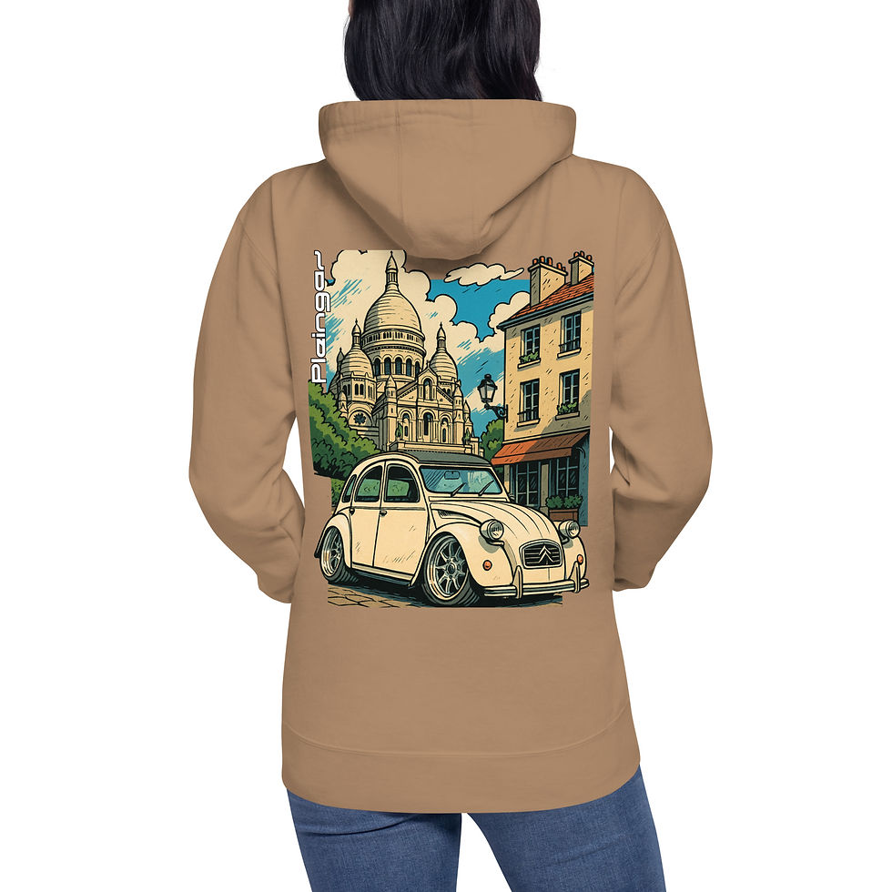 Miniaturbild: Hoodie Pleingaz 2CV - du S au 3XL  - unisex coton/polyester