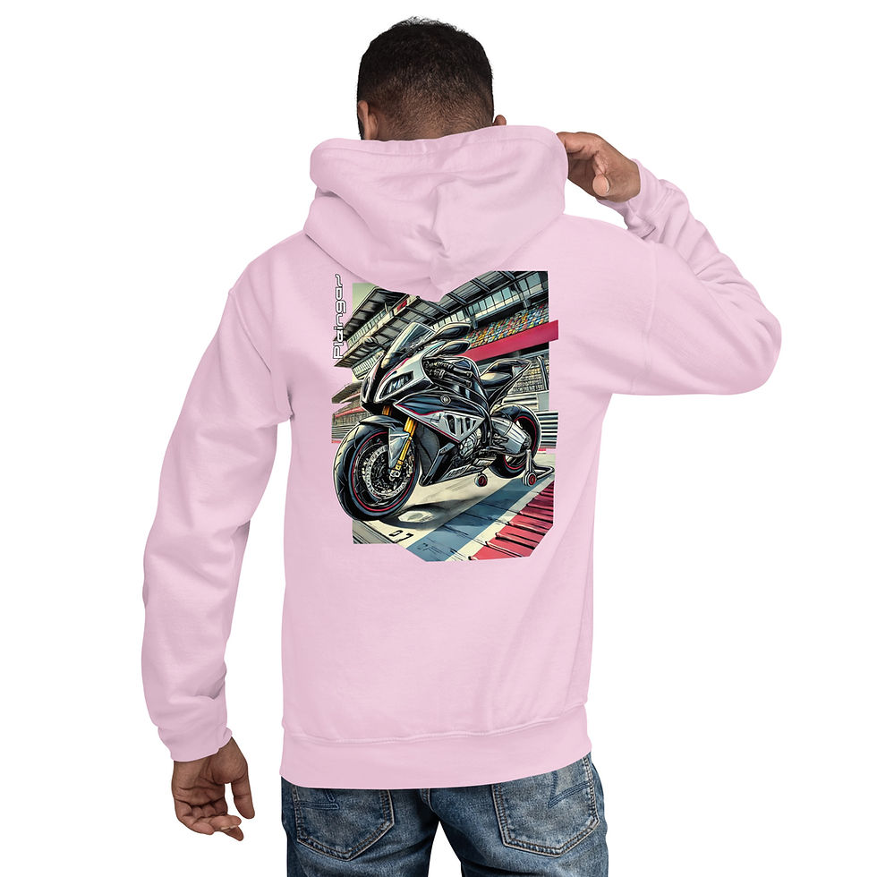 Thumbnail: Hoodie Pleingaz bike S1000RR unisex coton/polyester