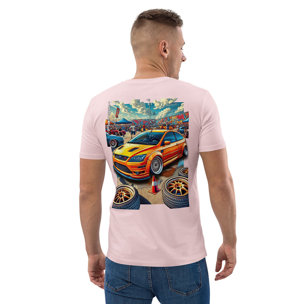 Thumbnail: T-shirt Pleingaz FOCUS ST - du S au 5XL - Unisex 100% coton bio Oeko-Tex