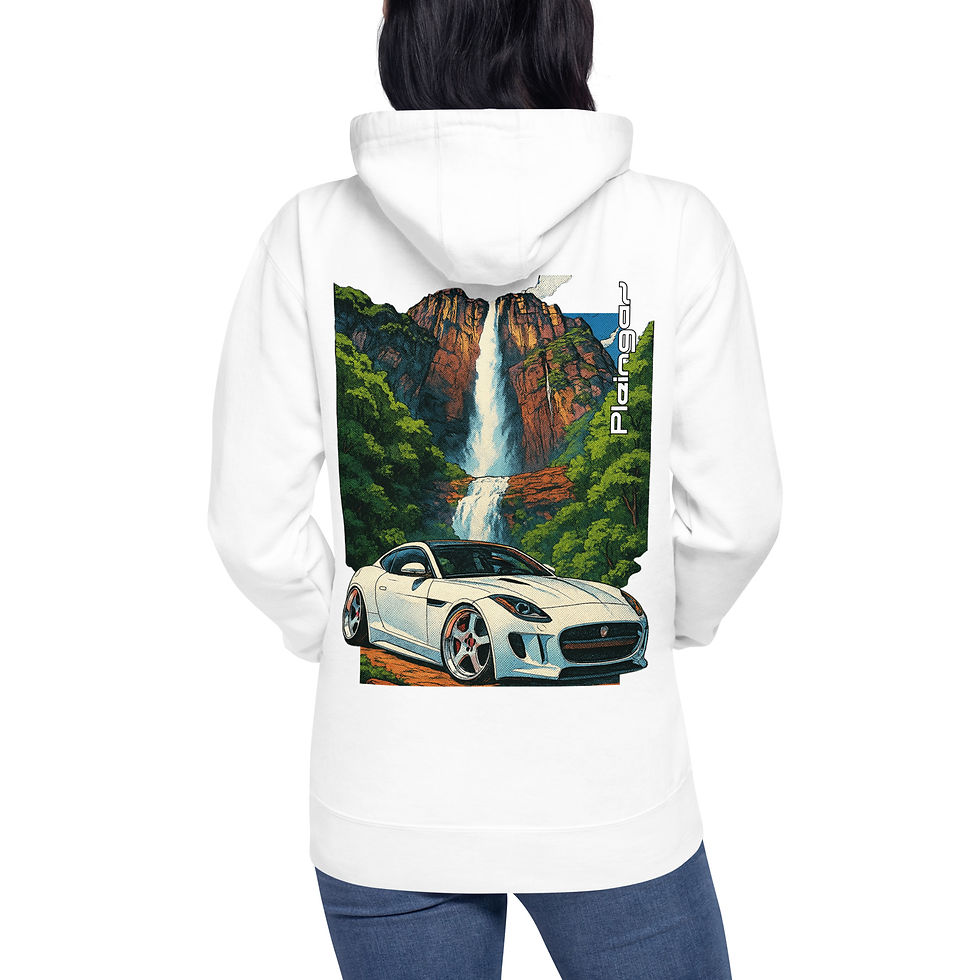 Miniature : Hoodie Pleingaz F-TYPE - du S au 3XL  - unisex coton/polyester