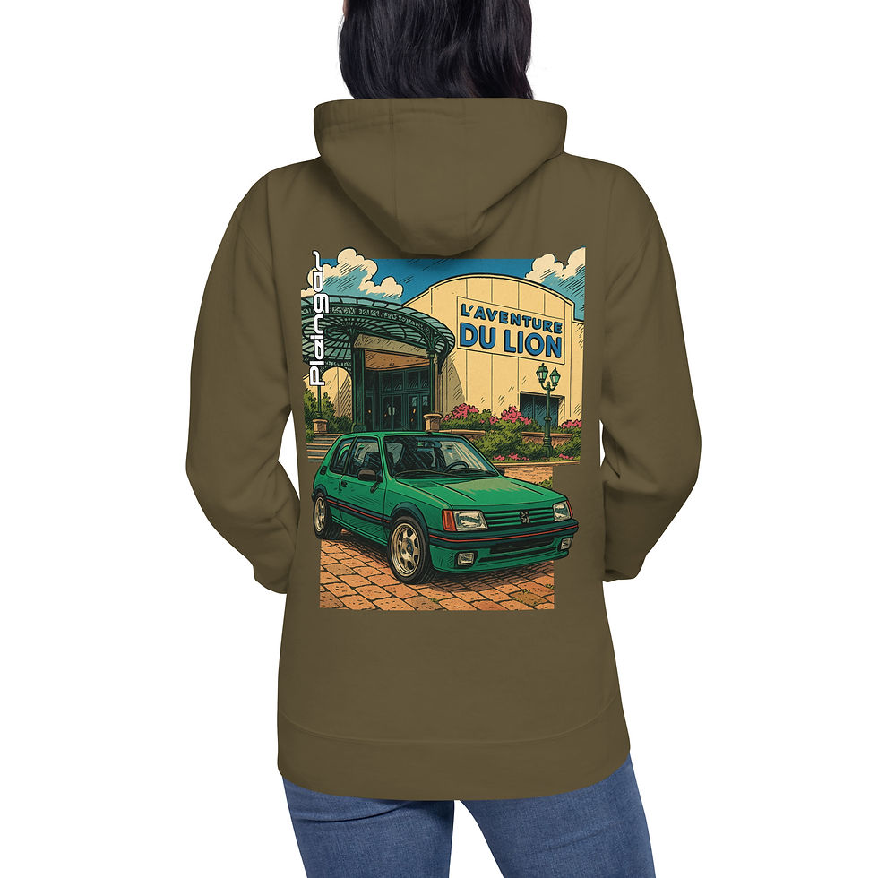 Thumbnail: Hoodie Pleingaz 205 GRIFFE - du S au 3XL  - unisex coton/polyester